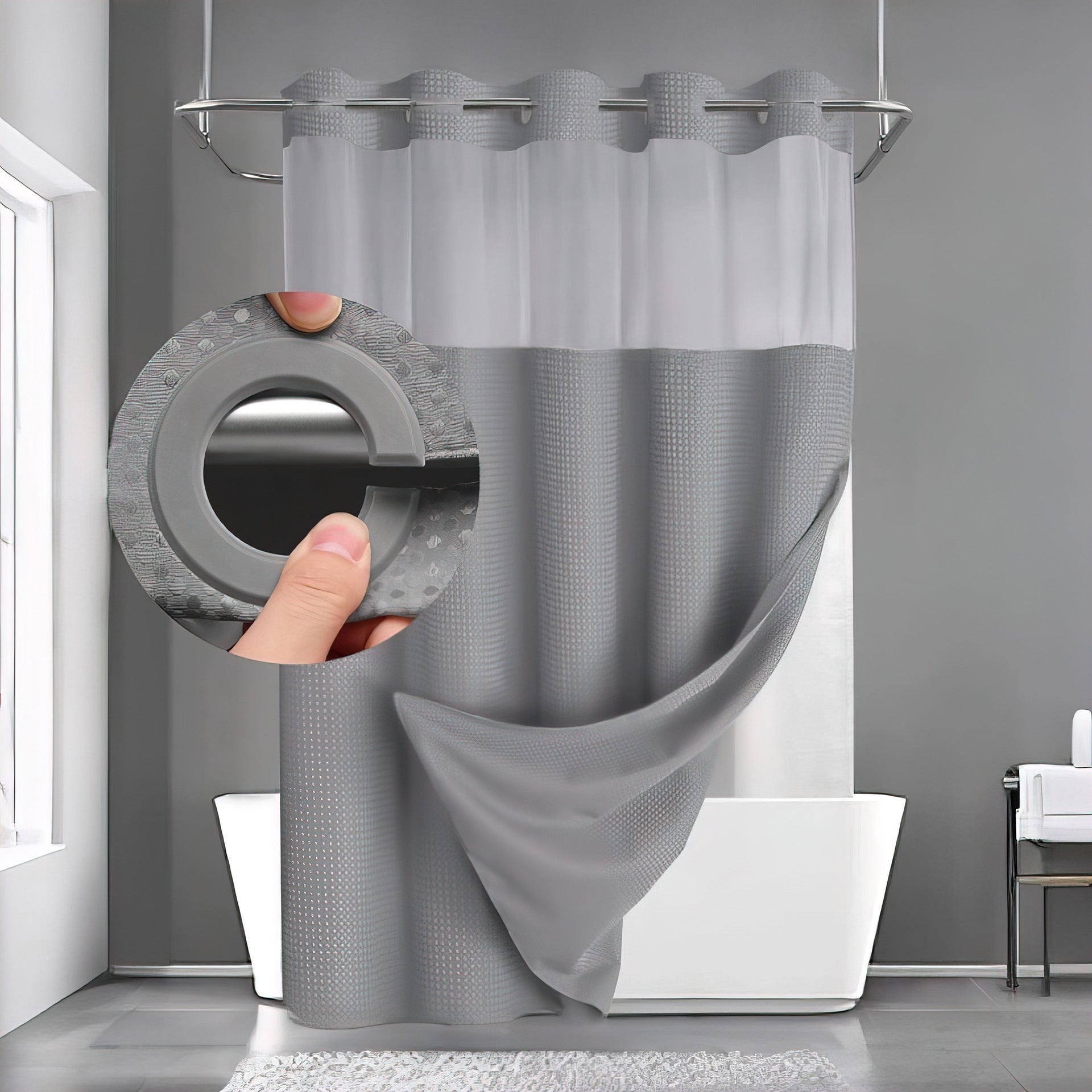 Grey,71*74in