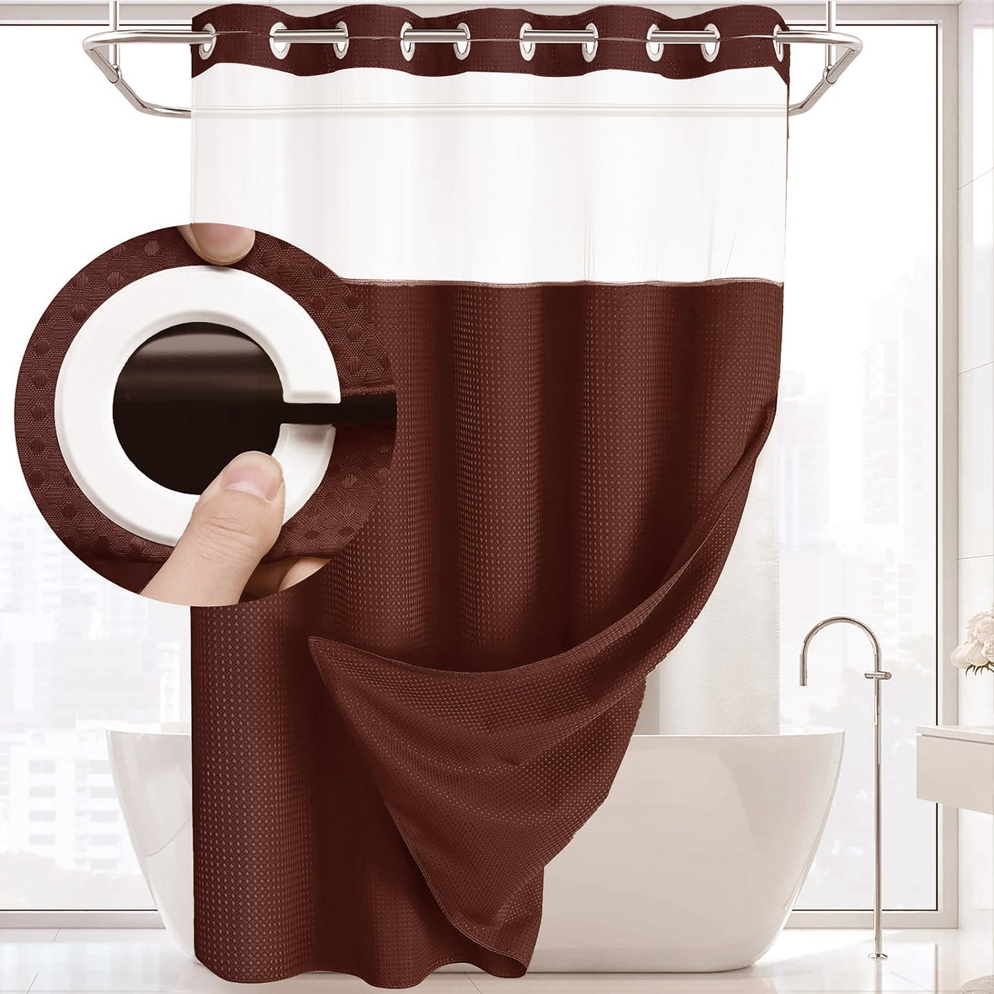 Brown,71*74in