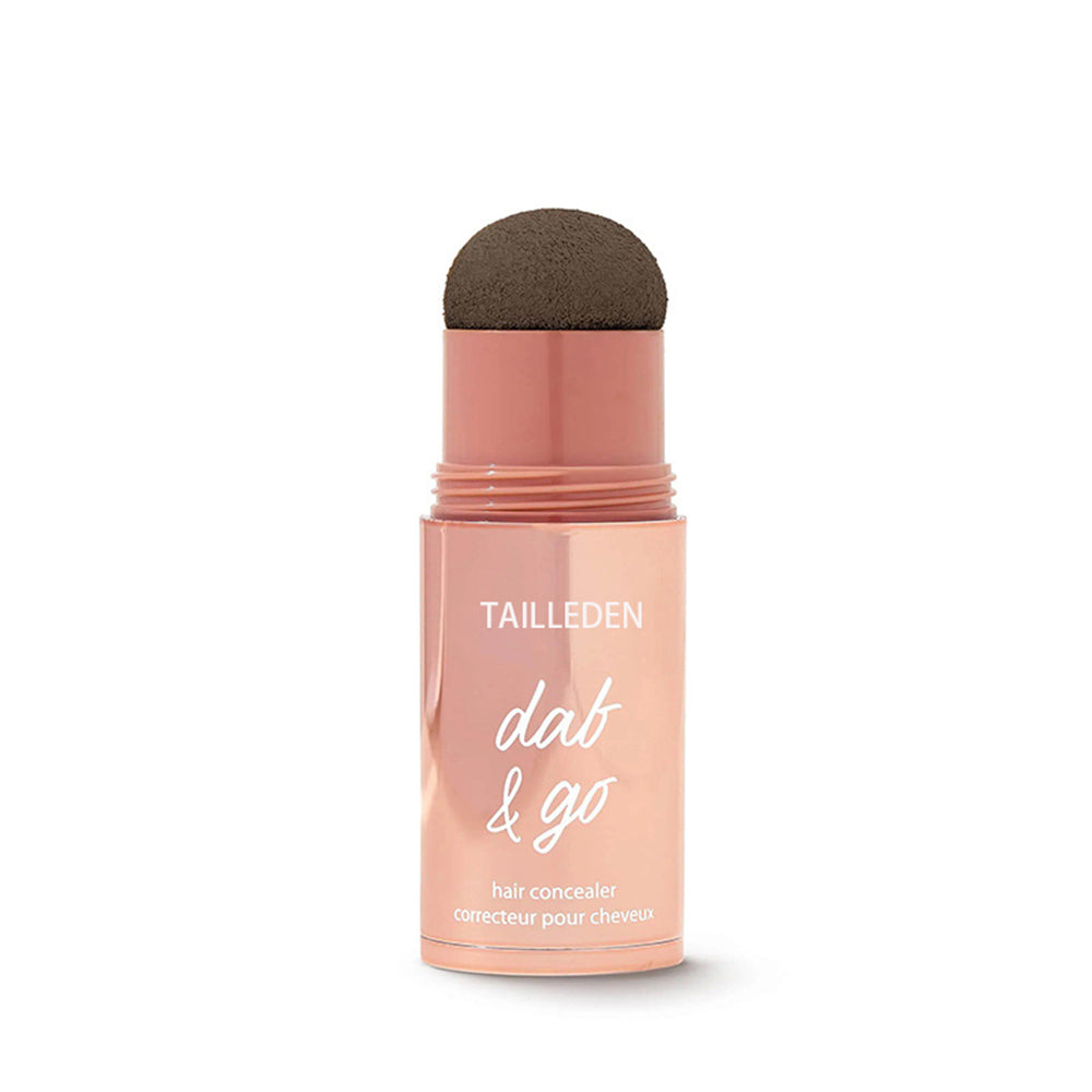 Shape Tape Dab & Go hair concealer Covers roots, grays, sparse areas and thinning spots in seconds with a waterproof formula that gives fuller-looking hair without the sticky spray feel. The built-in sponge really makes it dab and go.