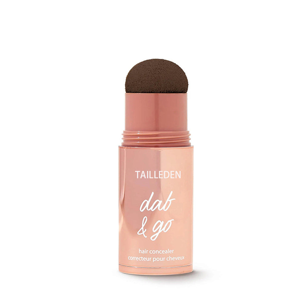 Shape Tape Dab & Go hair concealer Covers roots, grays, sparse areas and thinning spots in seconds with a waterproof formula that gives fuller-looking hair without the sticky spray feel. The built-in sponge really makes it dab and go.