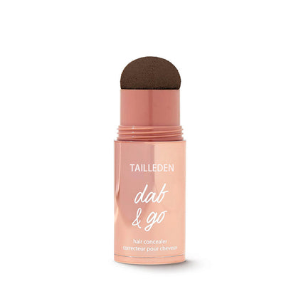 Shape Tape Dab & Go hair concealer Covers roots, grays, sparse areas and thinning spots in seconds with a waterproof formula that gives fuller-looking hair without the sticky spray feel. The built-in sponge really makes it dab and go.