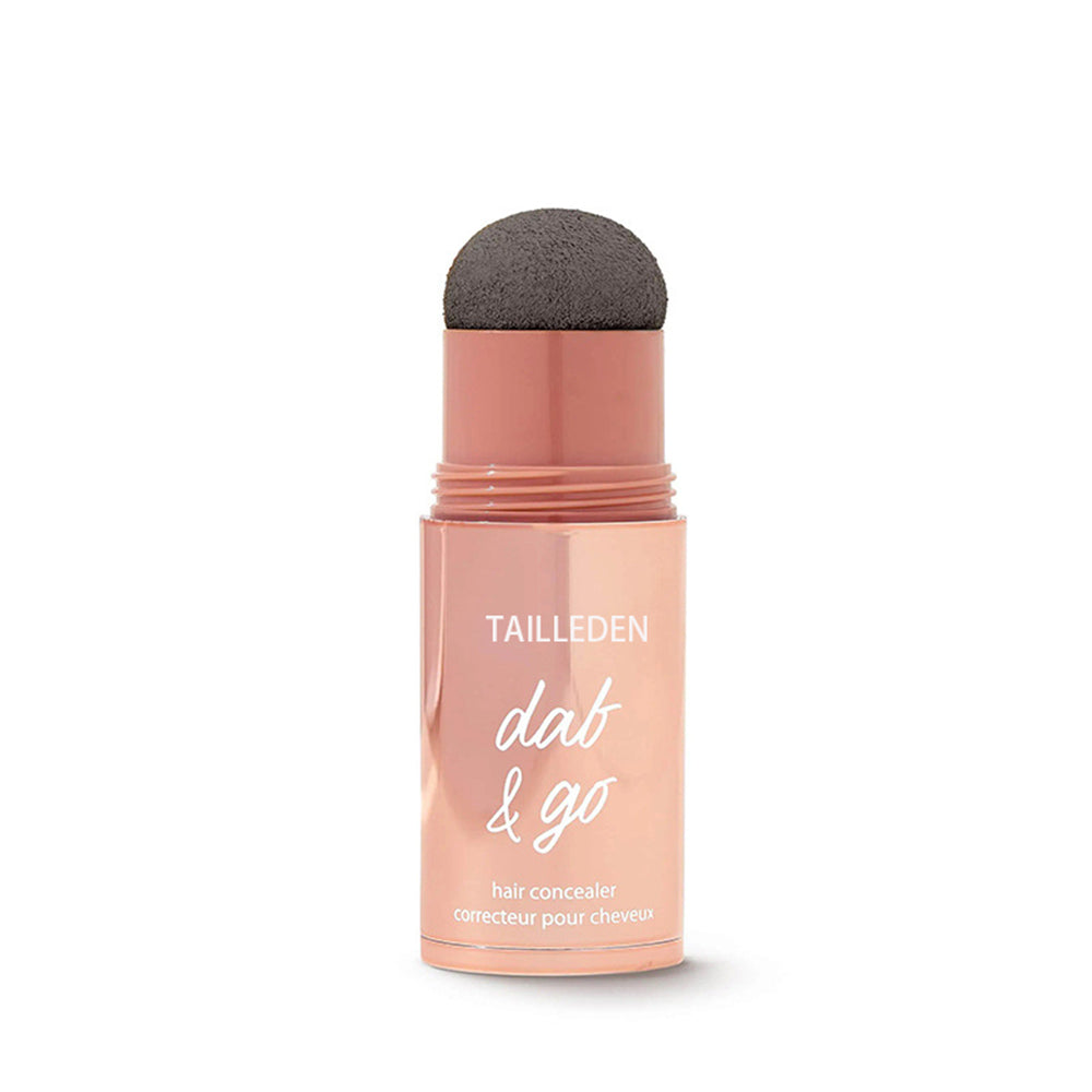 Shape Tape Dab & Go hair concealer Covers roots, grays, sparse areas and thinning spots in seconds with a waterproof formula that gives fuller-looking hair without the sticky spray feel. The built-in sponge really makes it dab and go.