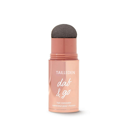 Shape Tape Dab & Go hair concealer Covers roots, grays, sparse areas and thinning spots in seconds with a waterproof formula that gives fuller-looking hair without the sticky spray feel. The built-in sponge really makes it dab and go.