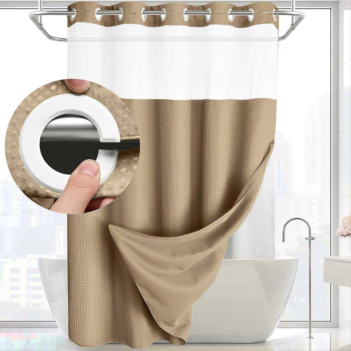 Beige,71*74in