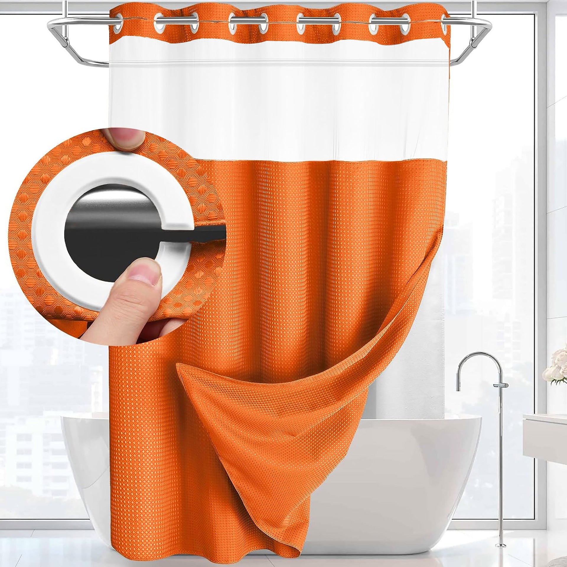 Caramel Orange,71*74in