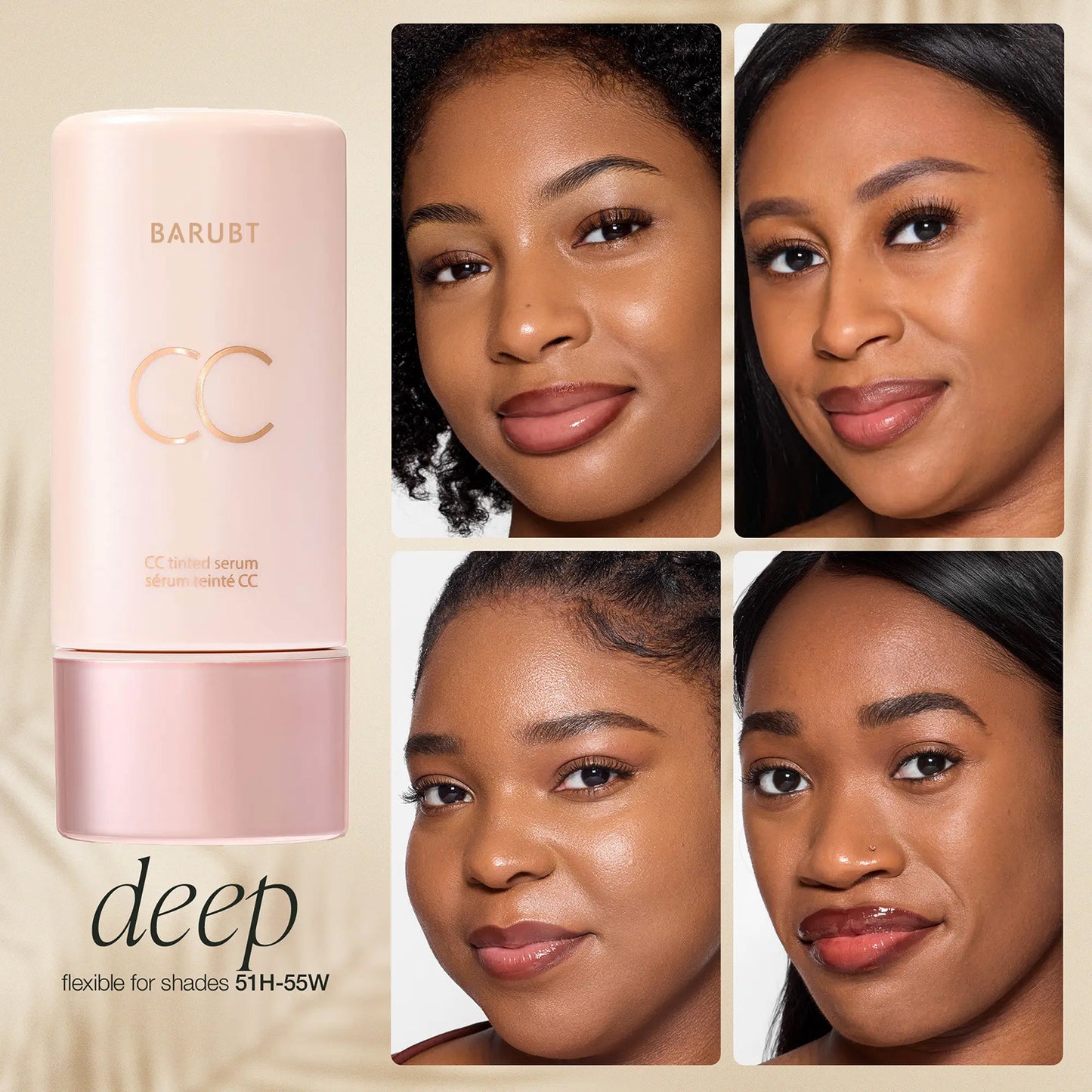 Color-Adapting CC Serum – 24H Hydrating Waterproof Foundation | Lightweight Buildable Coverage Self-Adjusting Bestseller