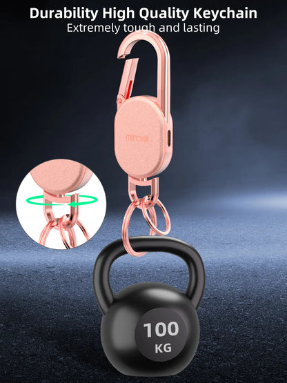 Minimalist Keychain Tracker – Works with Apple Find My | Sleek Smart Key Finder for Keys, Bags & Luggage – New Arrival