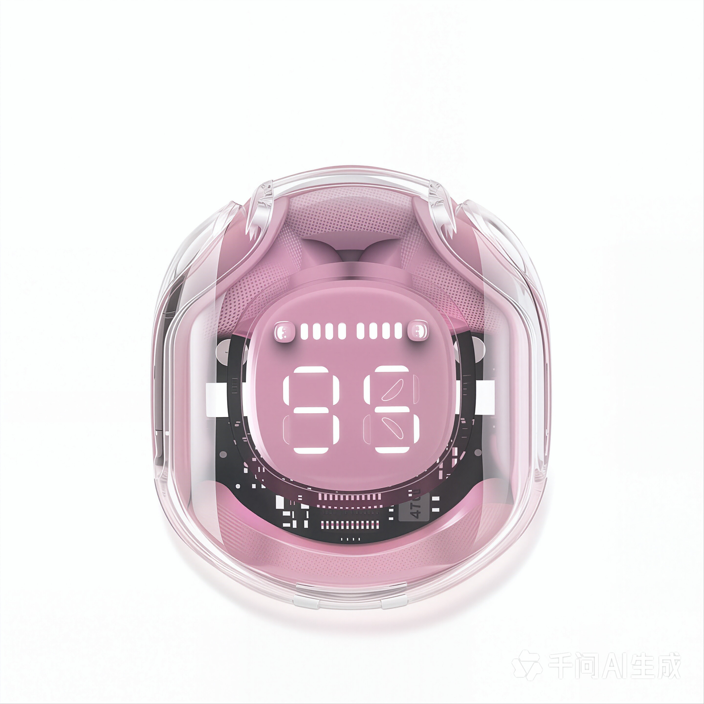 Air31 Wireless Earbuds – LED Digital Display TWS Headphones | Transparent Case, Deep Bass, Noise Cancellation, Long Battery Life