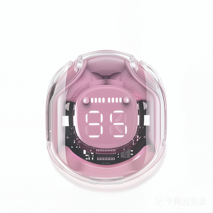 Air31 Wireless Earbuds – LED Digital Display TWS Headphones | Transparent Case, Deep Bass, Noise Cancellation, Long Battery Life