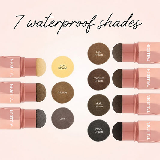 Shape Tape Dab & Go hair concealer Covers roots, grays, sparse areas and thinning spots in seconds with a waterproof formula that gives fuller-looking hair without the sticky spray feel. The built-in sponge really makes it dab and go.